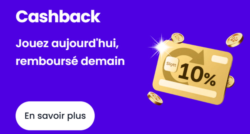 cashback slott casino bonus